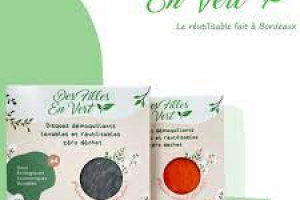 Les filles en vert lingettes lot de 4 blanches